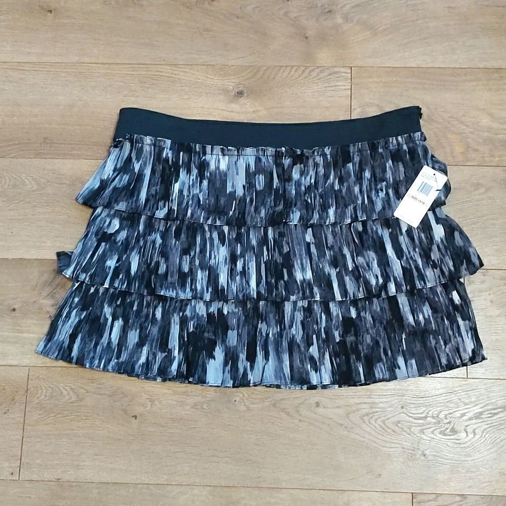 Jessica Simpson Skirt  Mini Ruffle Tiered Boho Size 15/16 NWT